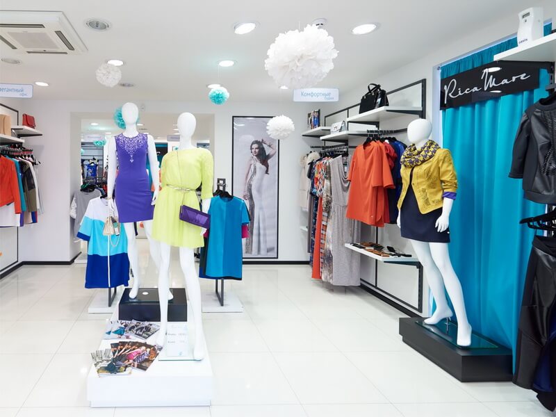 Rica Mare - дизайн магазина одежды