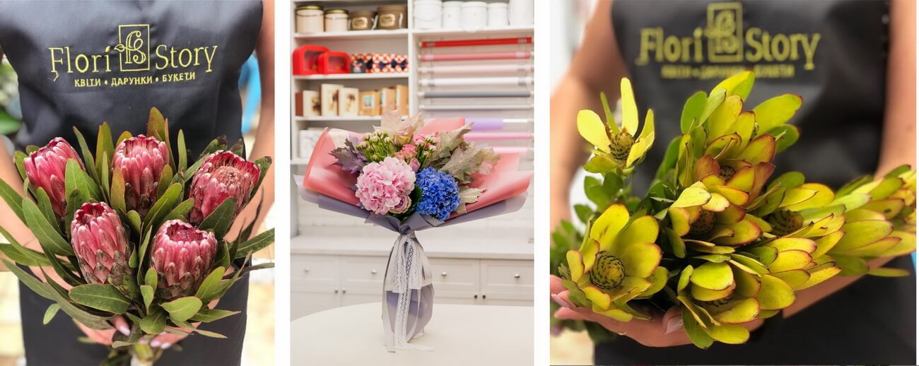 Flori Story - дизайн магазина цветов и подарков
