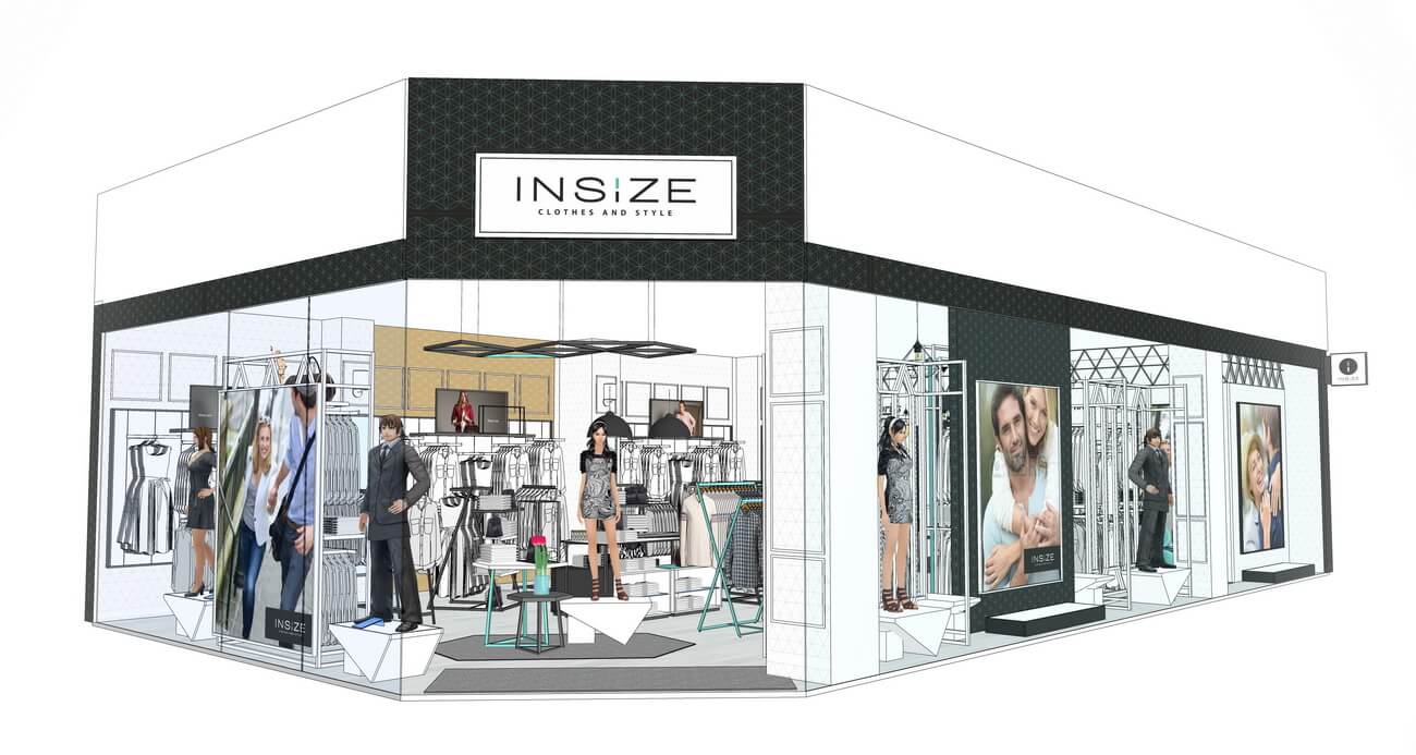 INSIZE - дизайн магазина одежды