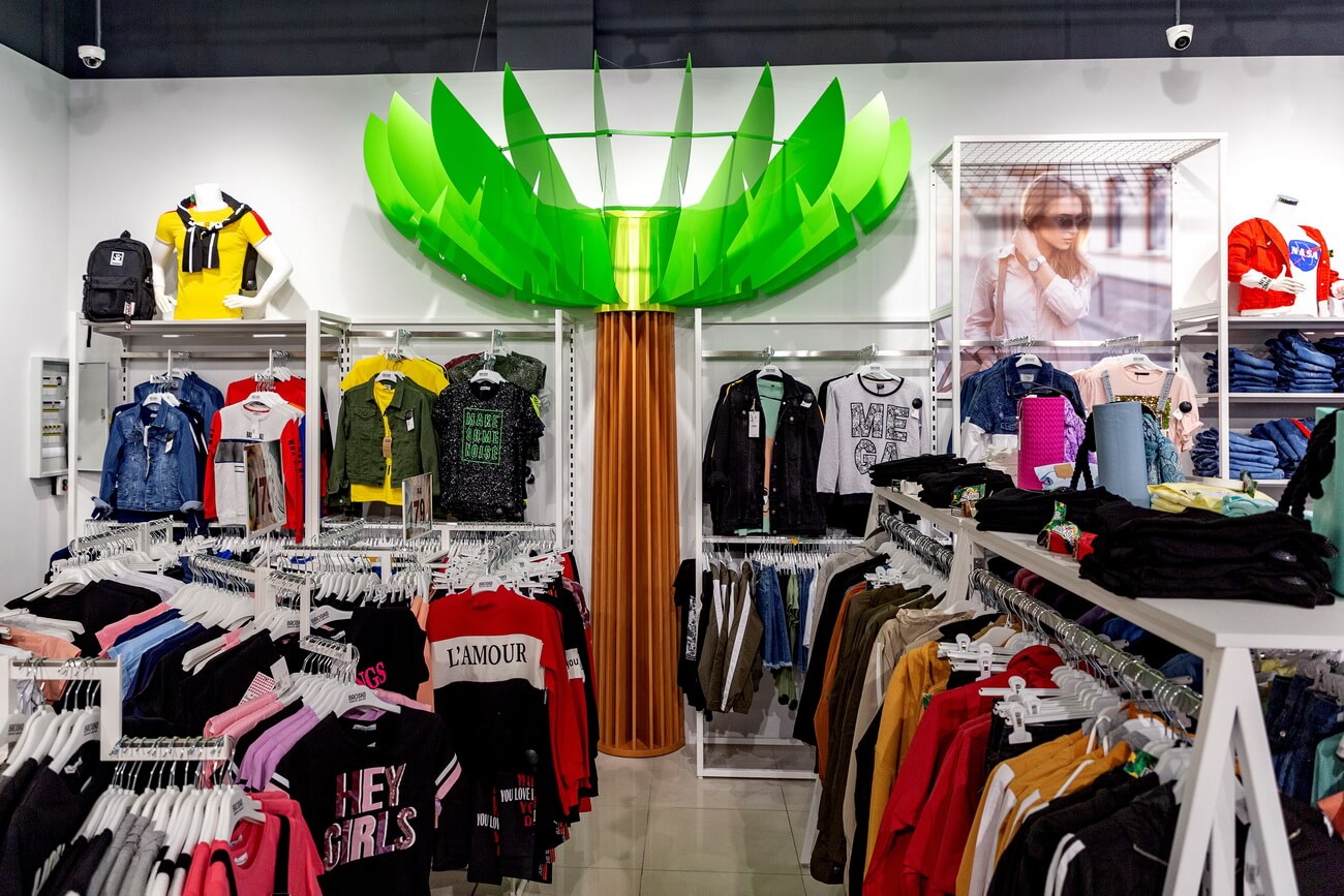 Дизайн магазина одежды BROSCO