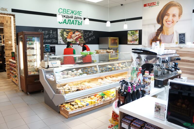 SPAR-express - дизайн супермаркета