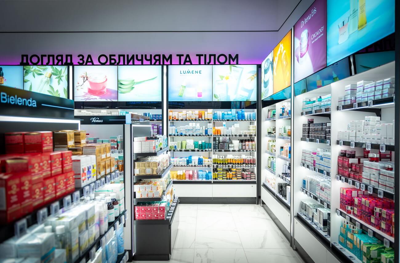 Rixus - дизайн магазина косметики